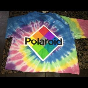 Super cute tie dyed cropped tee